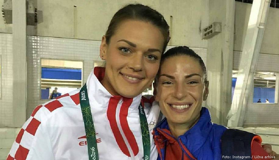 Sandra Perković i Ivana Španović sandra perkovic i ivana spanovic