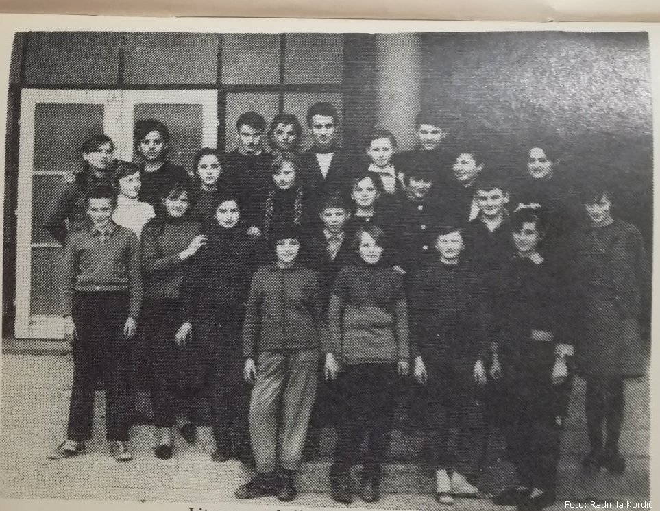 Literarna sekcija školske 1967/1968 literarna sekcija