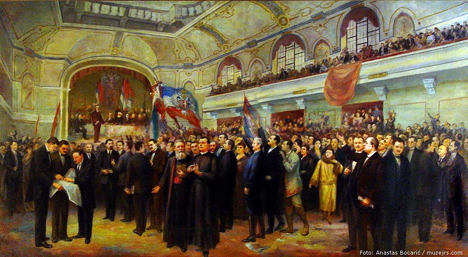 Velika narodna skupština, autor Anastas Bocarić | Foto: www.muzejrs.com