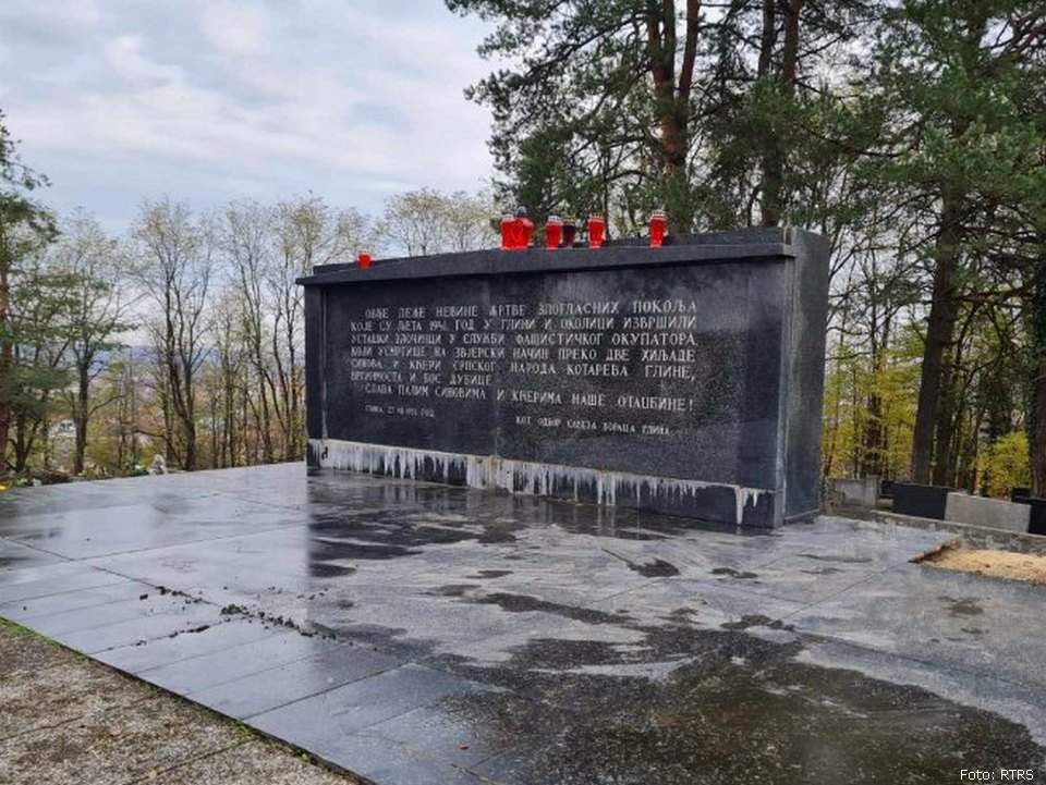 spomen kosturnica glina rtrs