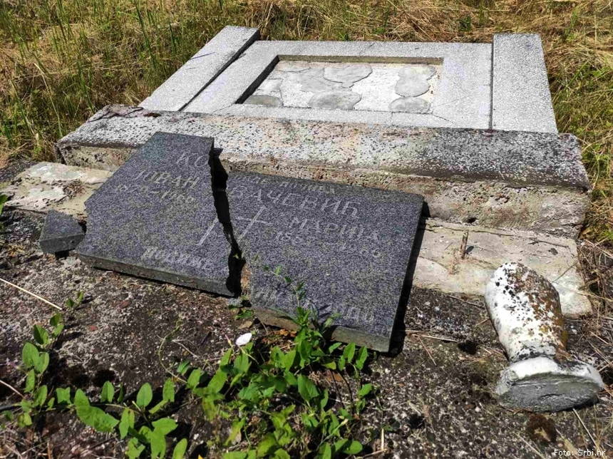 Vandalizam na pravoslavnom groblju kovacevac nova gradiska