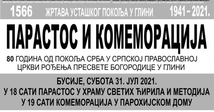 Pokolj u glinskoj crkvi plaka ct