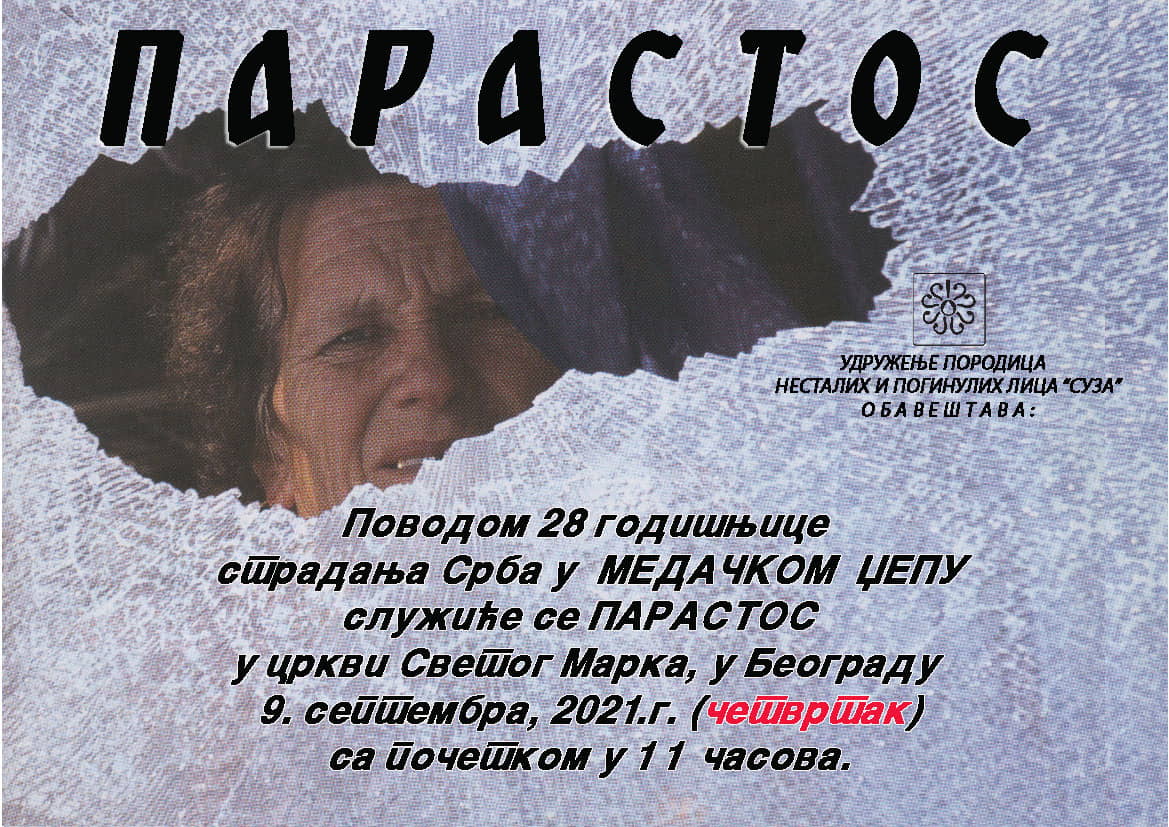 PLAKAT ZA PARASTOS Medacki dzep m