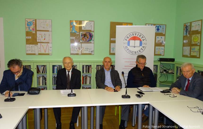 Milorad Pupovac, Velimir Sekulić, Siniša Tatalović, Čedomir Višnjić i Mile Radović