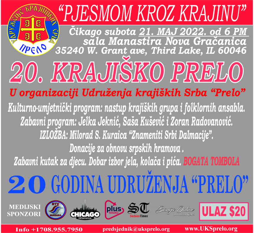 FINAL PM 20. Krajisko prelo 2022 plakat sa medijskim sponzorima