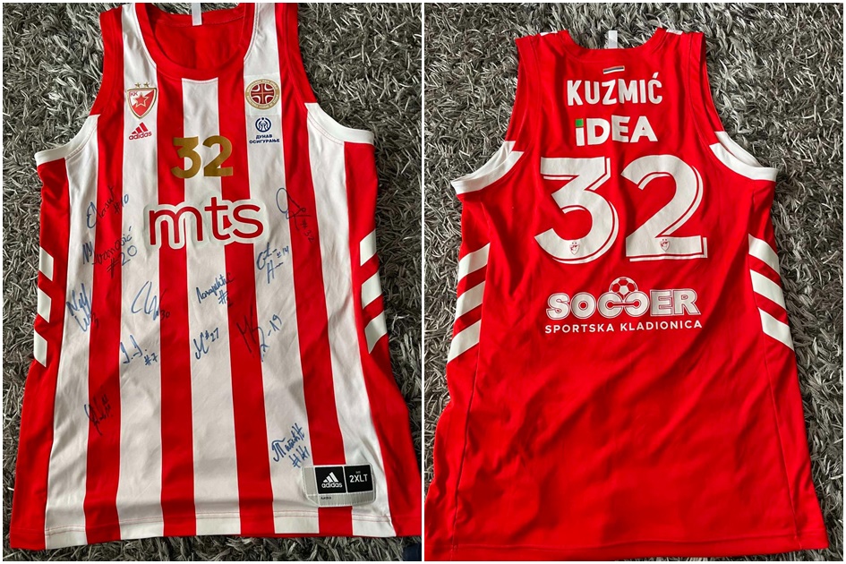 Dres Ognjena Kuzmića, koji je s ostalim zvezdašima podržao turnir, otišao za 660€