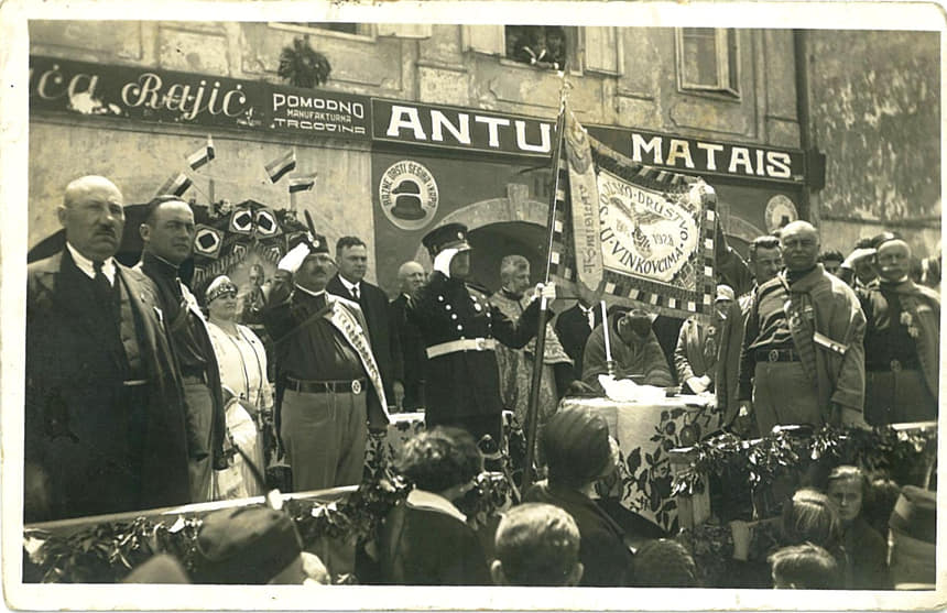 Osvećenje Sokolske zastave društva Vinkovci juna 1928.