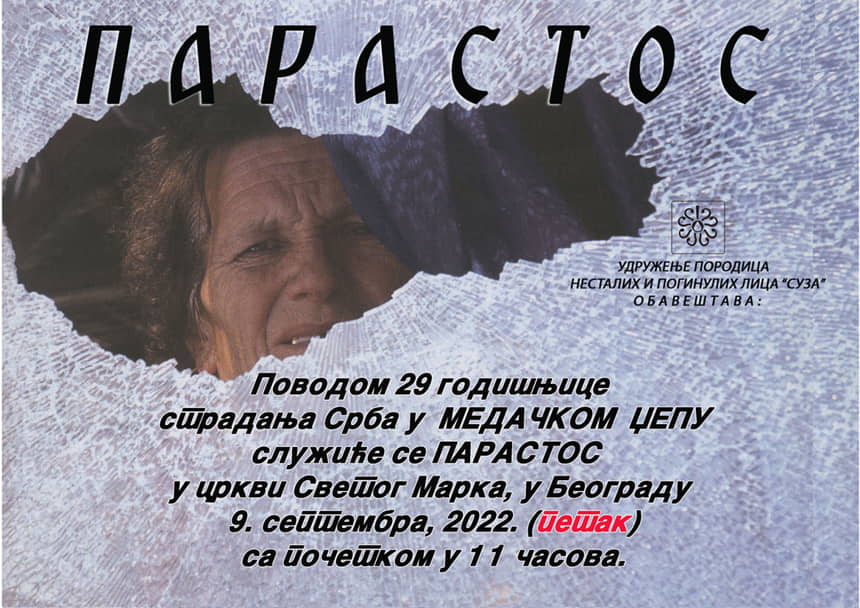 PLAKAT ZA PARASTOS Medacki 22 sajt