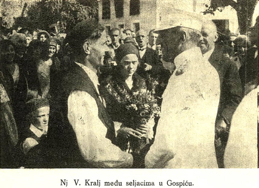 Kralj Aleksandar u poseti Gospiću