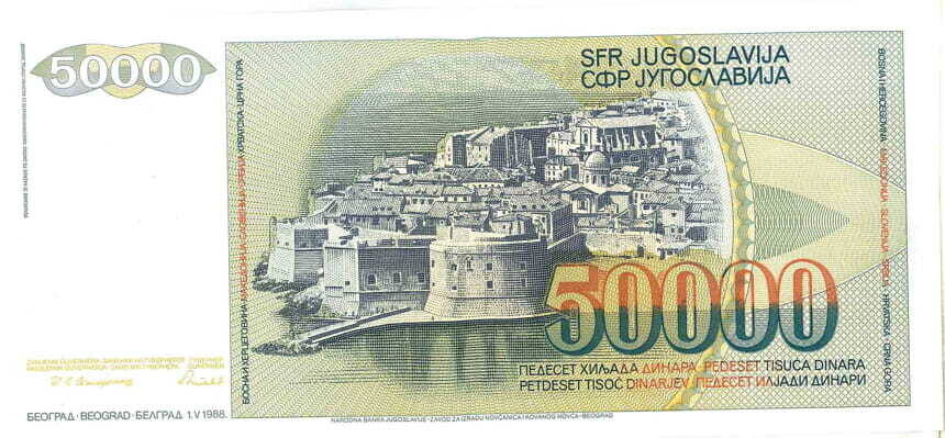 Dubrovnik na novcu SFRJ