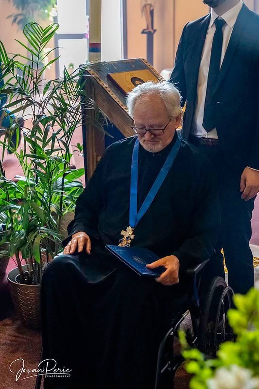 Uručenje ordena Đuri Krošnjaru 1