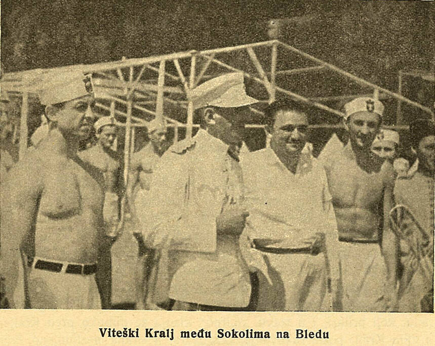 Kralj i sokoli na Bledu 1934