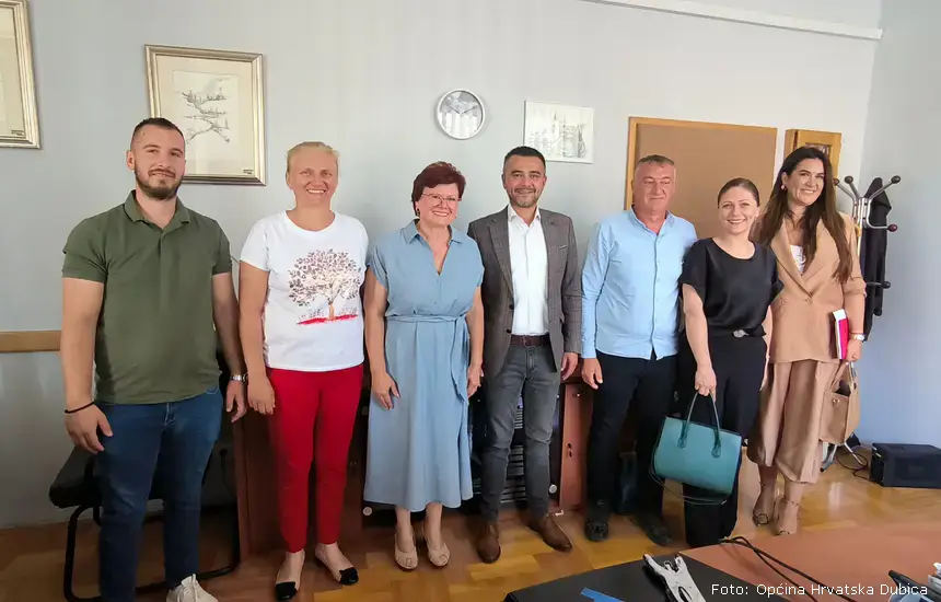 Radni sastanak Općine Hrvatska Dubica, LAG-a Una i Općine Kozarska Dubica