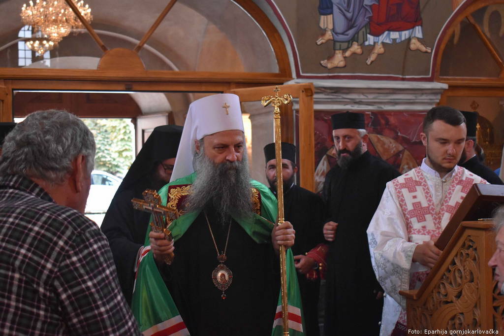Patrijarh Porfirije u KA 9