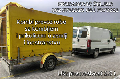 prodanovic zeljko kombi prevoz