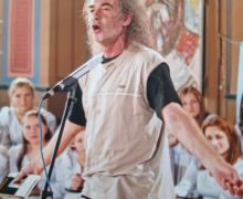 Боро Капетановић у Карловачкој гимназији 8. септембра 2006.